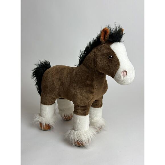 Horse Clydesdale Plush‎ Stuffed Animal Toy by Wild Republic 12” - Picture 1 of 11